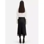 Юбка THE KOOPLES Lace Midi, черный - фото 3