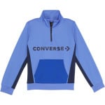 Толстовка Converse Color-Block 1/4 Zip, цвет Ozone Blue - фото 2