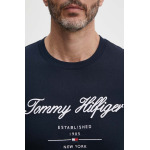 Хлопковая футболка Tommy Hilfiger, темно-синий - фото 5