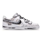 Кроссовки Nike Court Vision 1 Skateboarding Shoes Men Low-top White/black, белый - фото 2