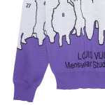 Новые квартальные продукты LV Sweater Men Louis Vuitton, фиолетовый - фото 6