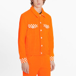 Новые квартальные продукты LV Jacket Men Orange Louis Vuitton, оранжевый - фото 2