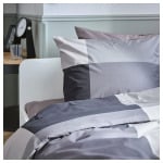 Комплект постельного белья, 2 шт., черный, 155х220/80х80 см, BRUNKRISSLA IKEA - фото 2