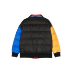 Пуховик в стиле колор-блок Dsquared2 Kids, красный - фото 2