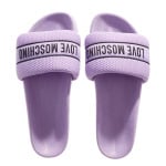 Туфли love moschino slides Love Moschino, фиолетовый - фото 3