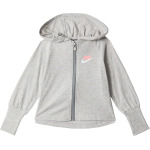 Худи Nike Kids Jersey Zip-Up Hoodie, цвет Carbon Heather - фото