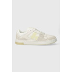 Кроссовки BASKET CUPSOLE LOW LTH NBS LUM Calvin Klein Jeans, белый - фото