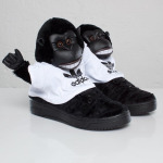 Кроссовки Adidas Jeremy Scott 'Gorilla', черный - фото