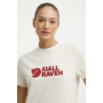 Футболка с логотипом Fjällräven Fjallraven, бежевый - фото 4