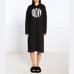 Ночная рубашка стандартного кроя Dkny, черный - фото