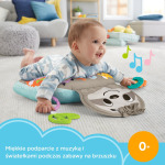 Fisher-Price, интерактивная игрушка Музыкальная подушка-ленивец с вибрацией Fisher Price - фото 3