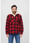 Анорак Brandit " Brandit Men's Lumberjacket Hooded" (1 шт.), с капюшоном, красный - фото 7