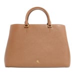 Сумка hanna 37 satchel large lauren Lauren Ralph Lauren, коричневый - фото