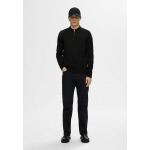 Джемпер SLHBERG LS HALF ZIP NOOS Selected Homme, черный - фото 3