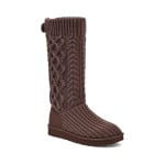 Ботинки UGG Classic Cardi Cabled Knit, цвет Burnt Cedar - фото