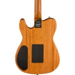 Акустическая электрогитара Fender American Acoustasonic Telecaster, полностью из красного дерева, Bourbon Burst - фото 2