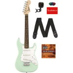 Электрогитара Fender Squier 3/4-Size Mini Strat - Surf Green w/ Tuner - фото