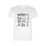 Футболка с принтом MICKEY CLASSIC FREINDS SKETCH Disney, белый - фото