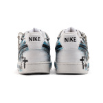 Кроссовки Nike Court Vision 1 Skateboarding Shoes Men Low-top Blue/white/black, черный/синий - фото 4