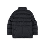 Moncler Enfant утепленная куртка с нашивкой-логотипом Klopas, черный - фото 2