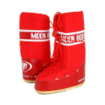 Ботинки MOON BOOT Moon Nylon, красный - фото