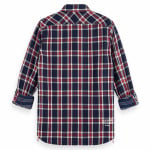 Рубашка Scotch & Soda Archive Double Face Twill Check, синий - фото 4