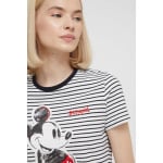 Футболка MICKEY PATCH из коллаборации с Disney Desigual, белый - фото 4