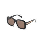 Stella McCartney Eyewear солнцезащитные очки в массивной квадратной оправе, черный - фото 2