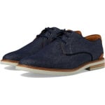 Оксфорды Florsheim Highland Canvas Plain Toe, цвет Navy Canvas/White Sole - фото