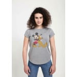 Футболка с принтом DISNEY CLASSIC MICKEY MICKEY AND PLUTO Disney, цвет Mottled Light Grey - фото 3