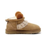 CLASSIC ULTRA MINI Зимние ботинки женские каштановые Ugg - фото 2