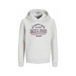 Свитер с капюшоном JJELOGO HOOD Jack & Jones, цвет White Melange - фото 6