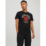 Футболка с принтом LOGO T-SHIRT 2-ER STÜCK PACK  Jack & Jones, цвет Black Denim - фото