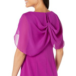 Платье DKNY Sleeveless Combo Cape Dress, цвет Magnolia - фото 2