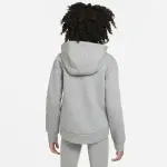 Толстовка с капюшоном Nike Sportswear "Fleece Big Kids' (Girls') Hoodie Full-Zip Hoodie", серый - фото 2