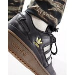 Черно-серые кроссовки adidas Originals Forum Low - фото 4