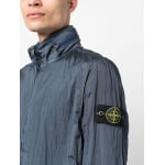 Stone Island куртка на молнии с нашивкой-логотипом, синий - фото 5