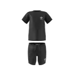 Спортивный костюм Adidas Originals "SHORT TEE SET" (2 шт.), черный - фото