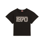 Футболка женская Kenzo x Nigo 1970 Varsity Boxy, черный - фото