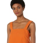 Топ Blank NYC Linen Crop Top with Tie Back Detail in Firecracker, цвет Firecracker - фото 3