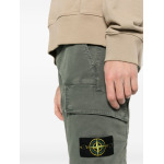 Stone Island зауженные брюки карго 30410, зеленый - фото 5