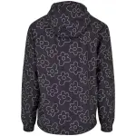 Ветровка URBAN CLASSICS " Urban Classics Men's Flower AOP Pullover Jacket" (1 шт.), с капюшоном, черный - фото 2