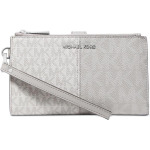 Michael Kors Jet Set Double Zip Wristlet One Size (BRT WHT MLT) - фото