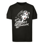 Футболка F4NT4STIC DC Comics Wonder Woman Hint Of Red, черный - фото