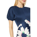 Платье Ted Baker Daysiah Ponte Top with Midi Skirt Dress, цвет Dark Navy - фото 3