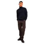 Свитер Jack & Jones Classic Waffle Roll Neck, черный - фото 4