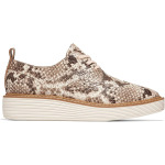 Оксфорды Cole Haan Originalgrand Platform Wing Tip Oxford, цвет Sandollar Snake Print/Ivory - фото