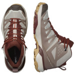 Походная обувь Salomon X Ultra 360 Edge Mid GTX, цвет Silver Cloud/Iron/Rum Raisin - фото 4