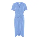 Платье миди Y.A.S "YASOLINDA SS MIDI WRAP DRESS S. NOOS", цвет Ashleigh Blue - фото 5