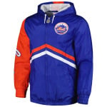 Мужская ветровка с капюшоном и молнией во всю длину Mitchell & Ness Royal New York Mets Undeniable - фото 2